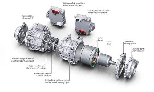 Audi e-tron Elektrische motor